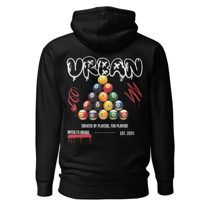 Sudadera negra MPoolTV bolas de billar