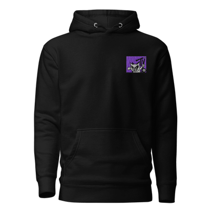 Sudadera negra MPoolTV logo bordado